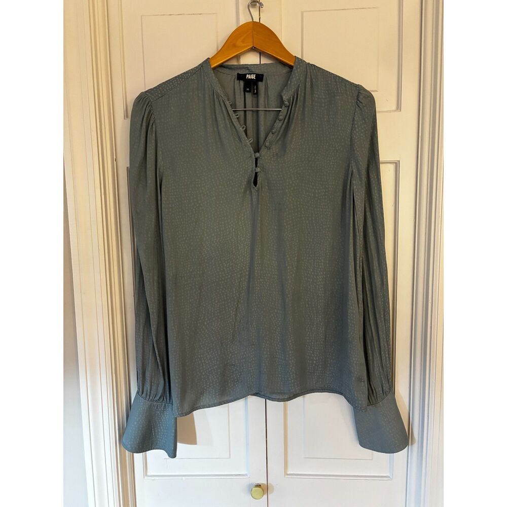 Paige Cerulean Blue Long Sleeve Top